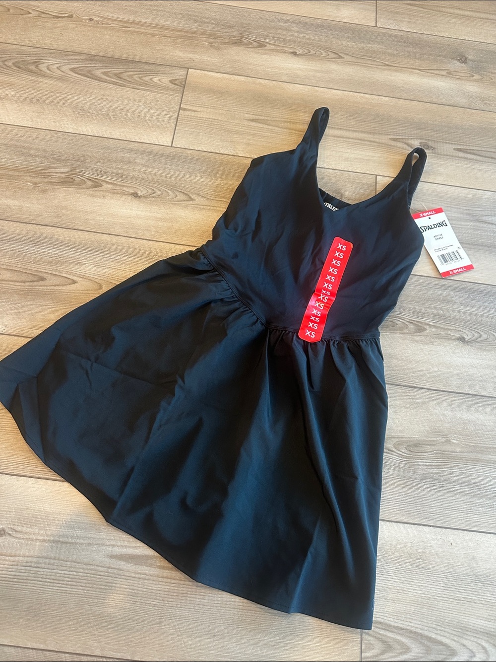 Spalding Black Sleeveless A-Line Dress size xs